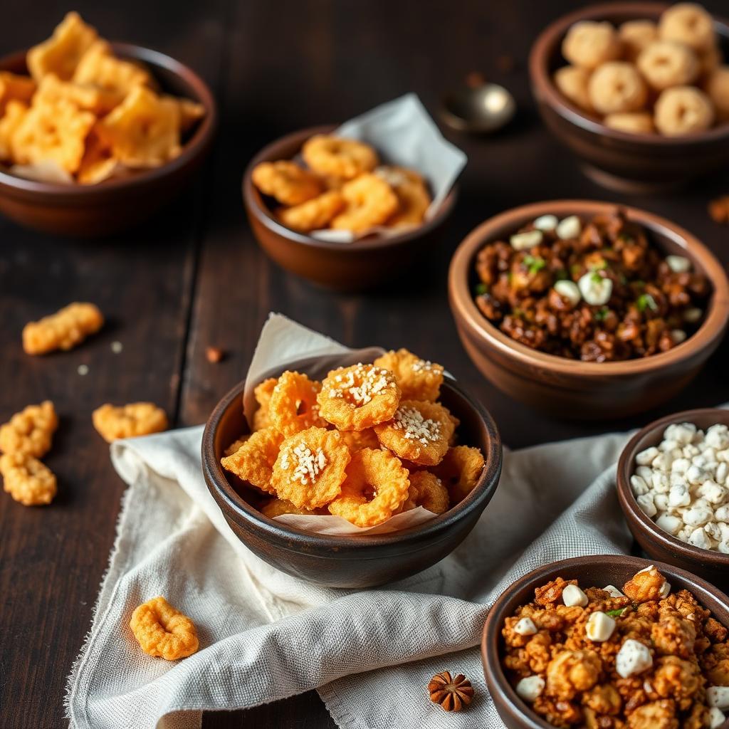 Hot Snacks — Crisp, spiced, freshly fried